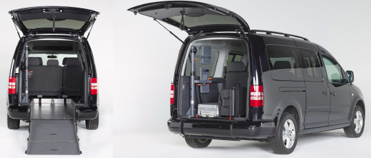 Volkswagen Caddy con abbassamento disabili 2014 in pronta consegna!!!